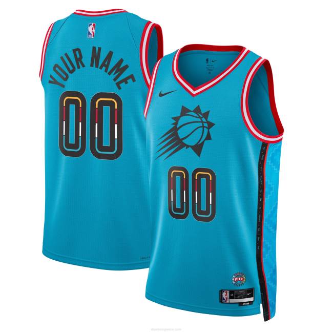 NBA N40H160 Φοίνιξ Σανς nike τιρκουάζ swingman custom jersey