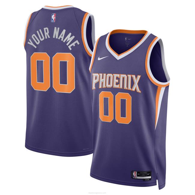 NBA N40H3395 Προσαρμοσμένη φανέλα Phoenix Suns Nike purple swingman