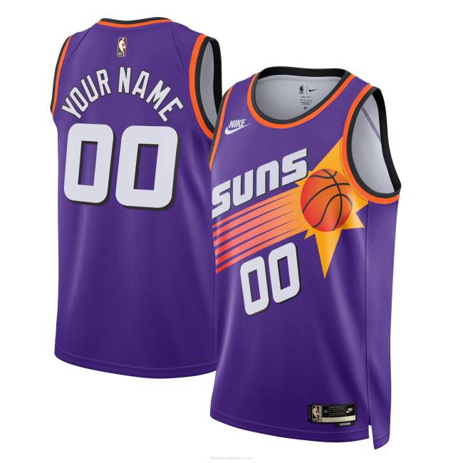 NBA N40H37 phoenix suns nike purple custom jersey swingman