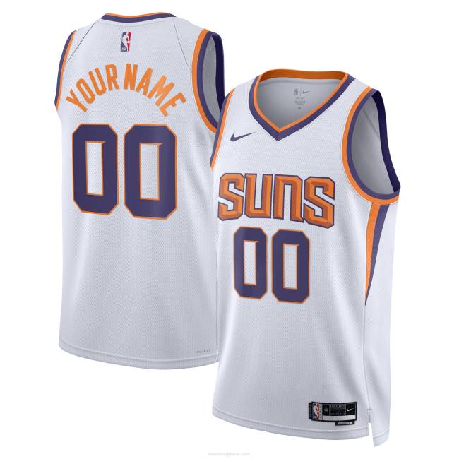 NBA N40H811 phoenix suns nike white swingman custom jersey