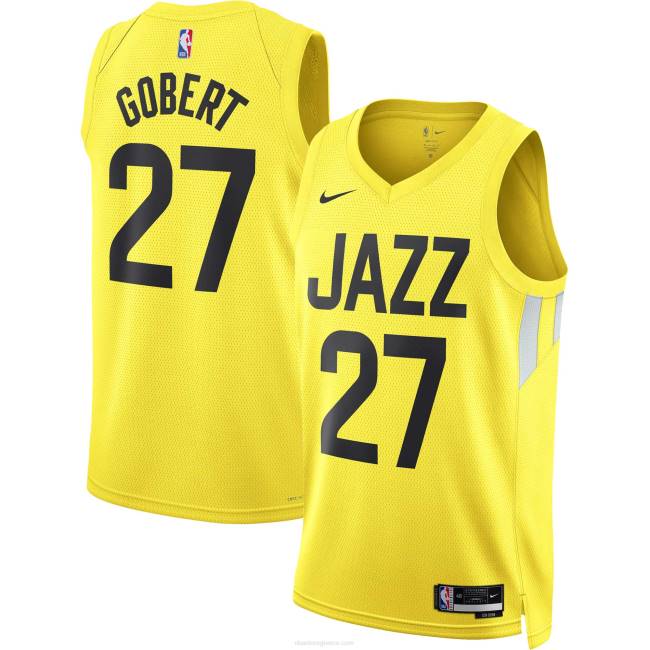 NBA N40H12496 Utah jazz Rudy Gobert Nike Gold φανέλα swingman