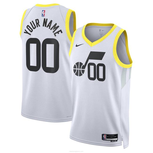 NBA N40H3463 utah jazz nike white custom jersey swingman