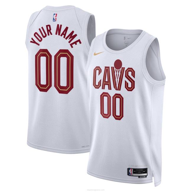NBA N40H2677 cleveland cavaliers nike white swingman custom jersey