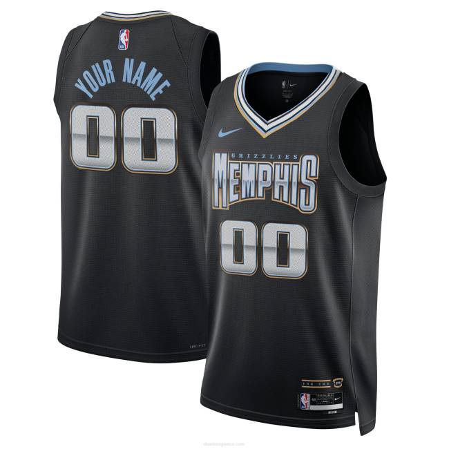 NBA N40H119 Μέμφις γκρίζλις nike black swingman custom jersey