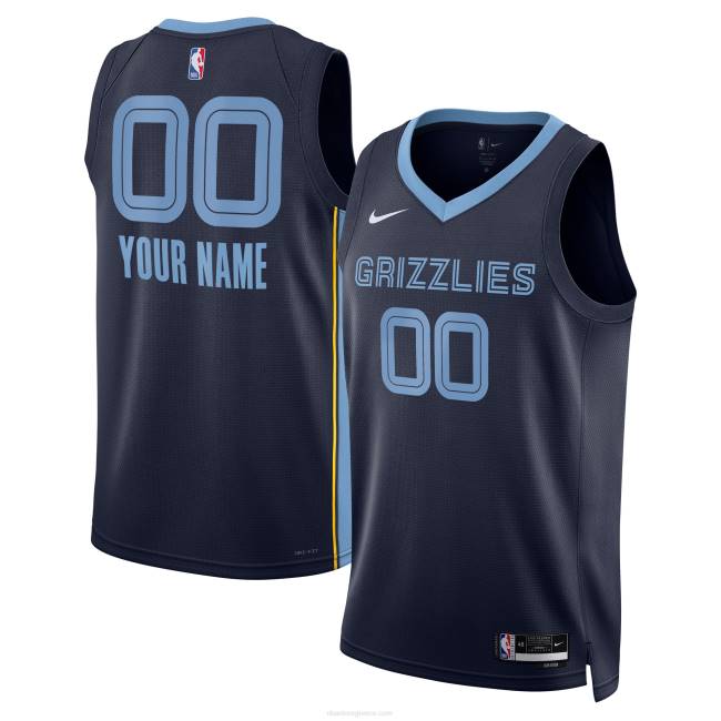 NBA N40H6394 Μέμφις γκρίζλις nike navy swingman custom jersey