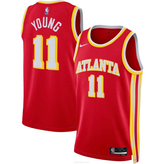 NBA N40H505 Atlanta hawks trae νεαρή φανέλα Nike Red Swingman