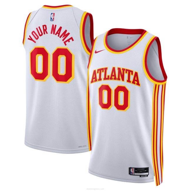 NBA N40H8664 Προσαρμοσμένη φανέλα atlanta hawks nike white swingman