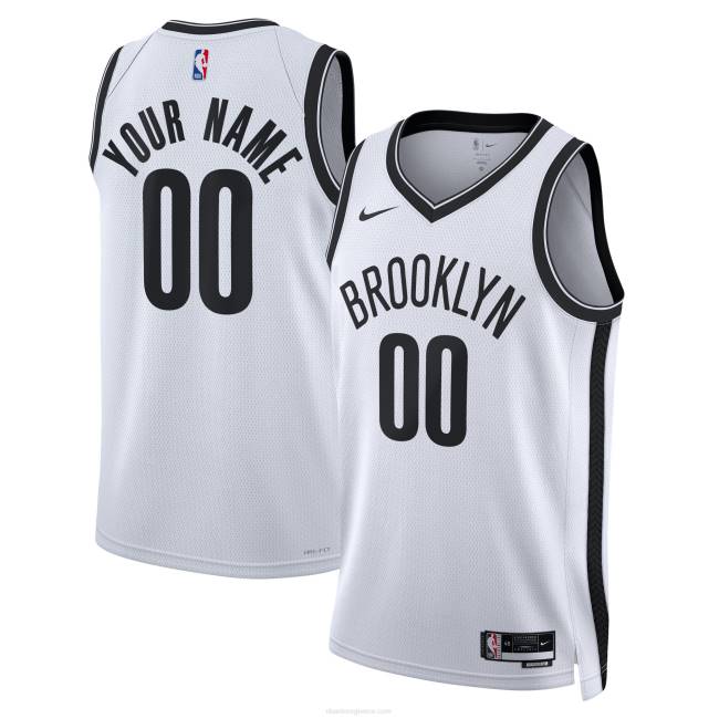 NBA N40H7754 Μπρούκλιν δίχτυα nike white swingman custom jersey