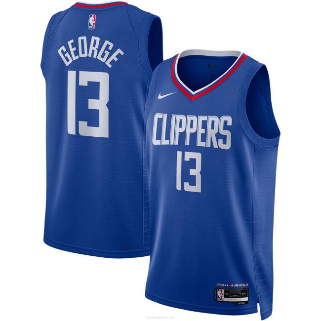NBA N40H1395 la clippers Paul george nike royal swingman jersey