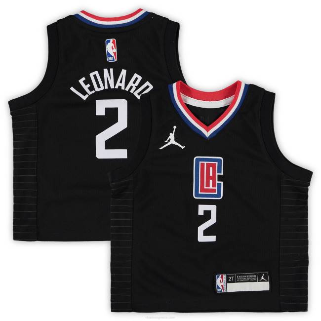 NBA N40H16879 toddler la clippers kawhi leonard jordan μάρκας μαύρη φανέλα