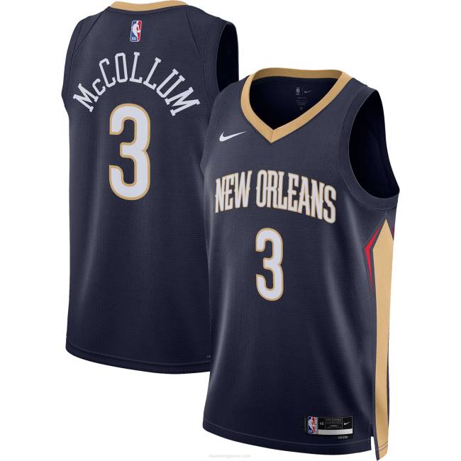 NBA N40H10780 New Orleans Pelicans c.j. Mccollum nike navy swingman φανέλα