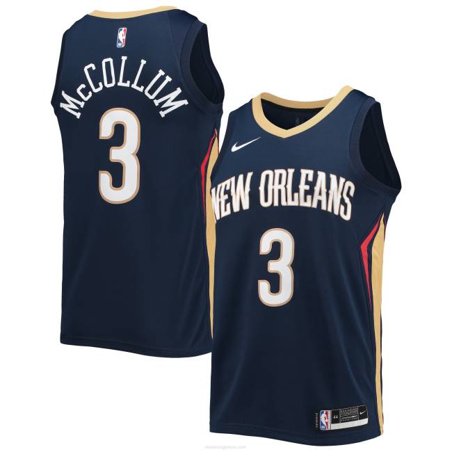 NBA N40H6936 New Orleans Pelicans c.j. Mccollum nike navy swingman φανέλα