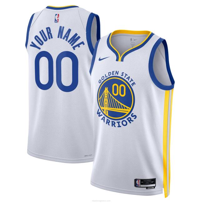 NBA N40H1074 Golden State Warriors Nike white swingman custom jersey