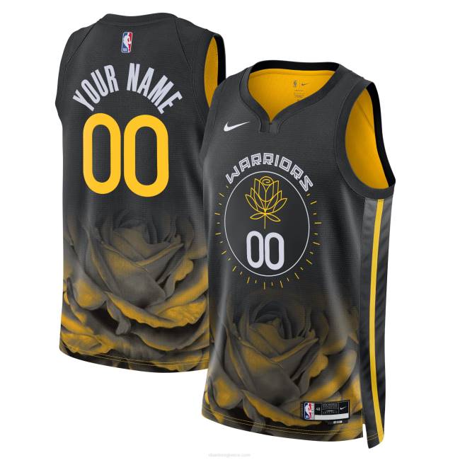 NBA N40H134 Golden State Warriors Nike Black swingman custom jersey