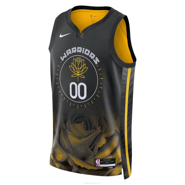 NBA N40H134 Golden State Warriors Nike Black swingman custom jersey