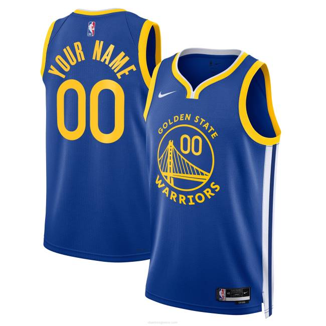 NBA N40H2029 Golden State Warriors Nike Blue Swingman custom jersey