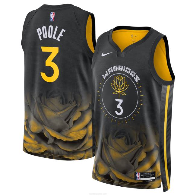 NBA N40H272 golden state warriors jordan poole nike black swingman jersey