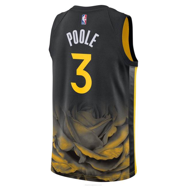 NBA N40H272 golden state warriors jordan poole nike black swingman jersey