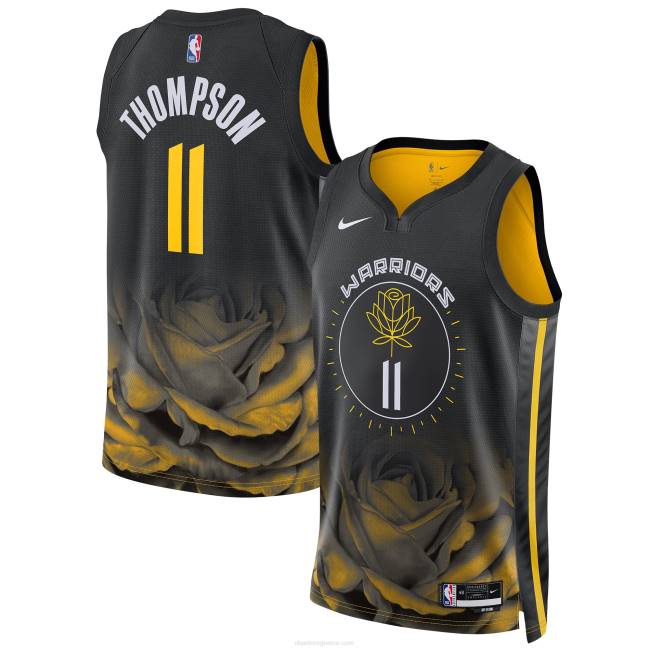 NBA N40H44 τζέρσεϊ των golden state warriors klay thompson nike black swingman