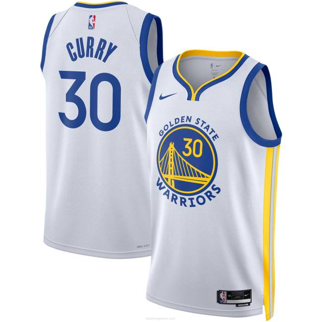 NBA N40H71 Golden State Warriors Stephen Curry λευκή φανέλα swingman της Nike