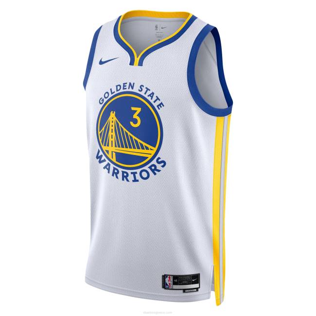 NBA N40H8765 golden state warriors jordan poole nike white swingman jersey