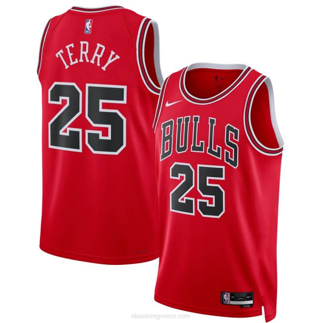 NBA N40H4914 chicago bulls Dalen Terry Nike red draft φανέλα swingman pick πρώτου γύρου