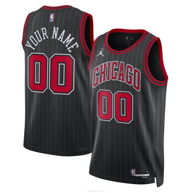 NBA N40H557 chicago bulls jordan μάρκα μαύρο swingman custom jersey
