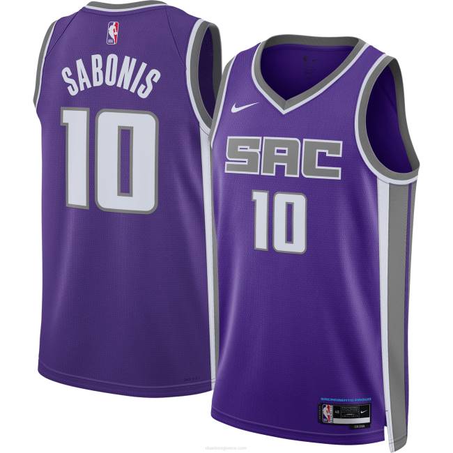 NBA N40H152 sacramento kings domantas sabonis nike μωβ φανέλα swingman