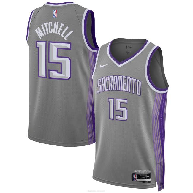 NBA N40H4597 Σακραμέντο Κινγκς Ντέιβιον Μίτσελ Nike Anthracite swingman φανέλα