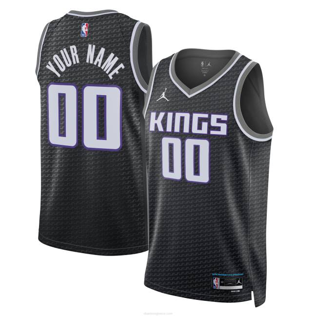 NBA N40H633 Προσαρμοσμένη φανέλα μαύρη swingman μάρκας sacramento kings jordan