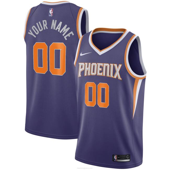 NBA N40H2727 Προσαρμοσμένη φανέλα Phoenix Suns Nike purple swingman