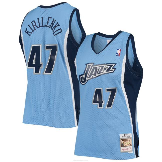NBA N40H1526 utah jazz andrei kirilenko mitchell & ness powder μπλε κλασική φανέλα swingman