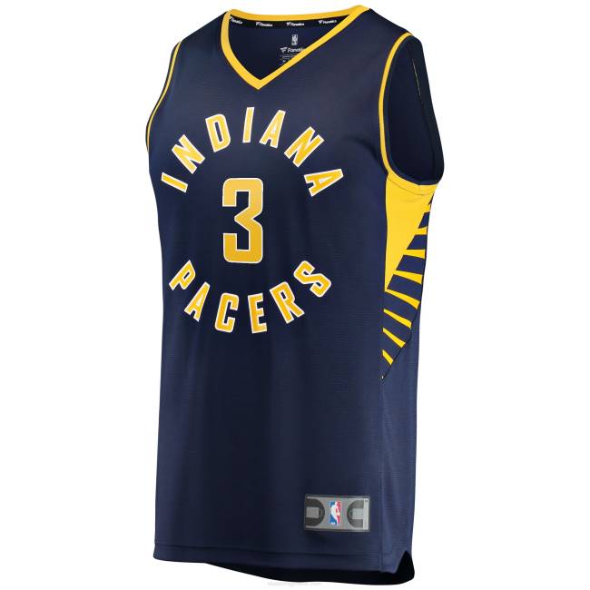NBA N40H4668 indiana pacers chris duarte navy fast break replica jersey
