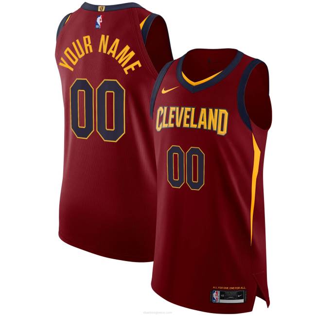NBA N40H1915 Κλίβελαντ καβαλίερς nike maroon αυθεντική προσαρμοσμένη φανέλα