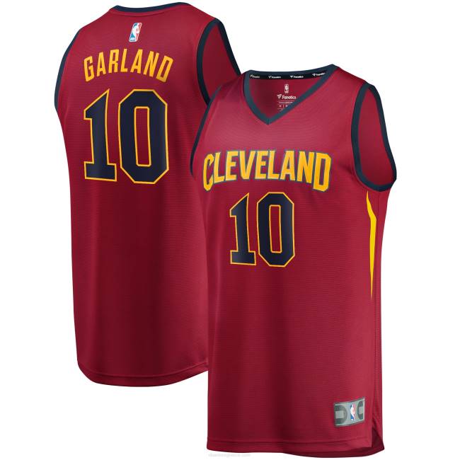 NBA N40H265 Cleveland Cavaliers Darius Garland wine fast break replica jersey