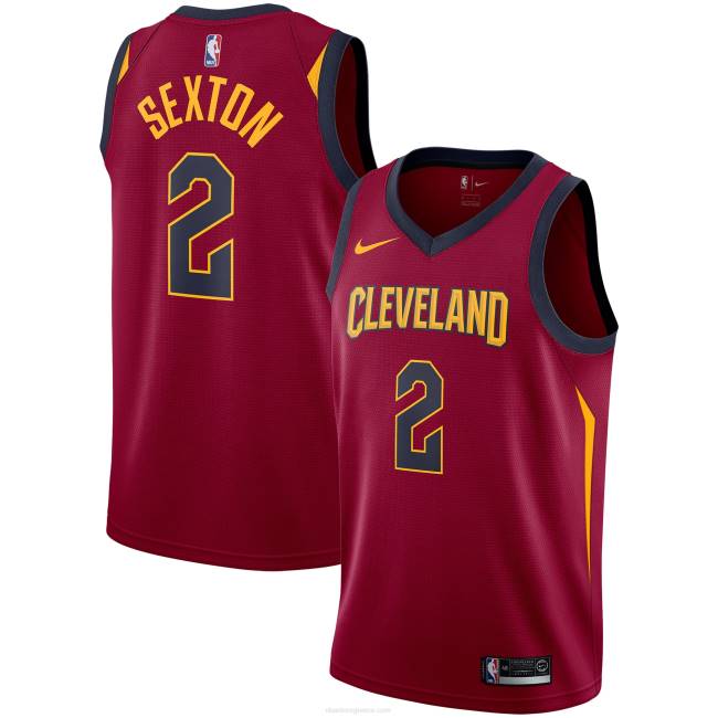 NBA N40H3365 Cleveland Cavaliers Collin sexton Nike wine swingman jersey