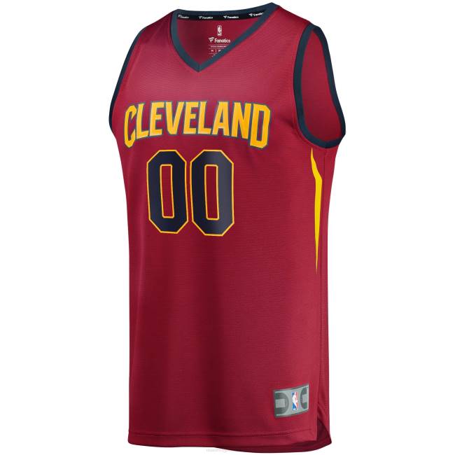 NBA N40H4732 Cleveland Cavaliers maroon τελικοί 2018 με δεσμευμένο fast break custom replica jersey