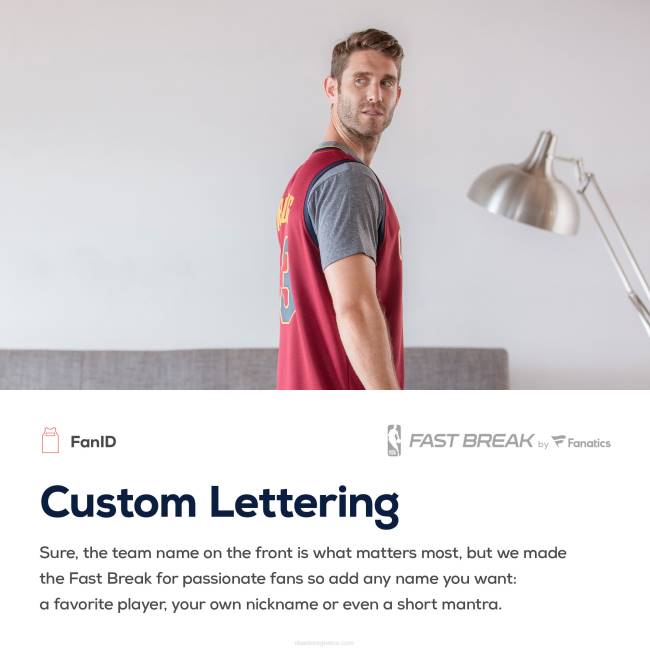 NBA N40H4732 Cleveland Cavaliers maroon τελικοί 2018 με δεσμευμένο fast break custom replica jersey