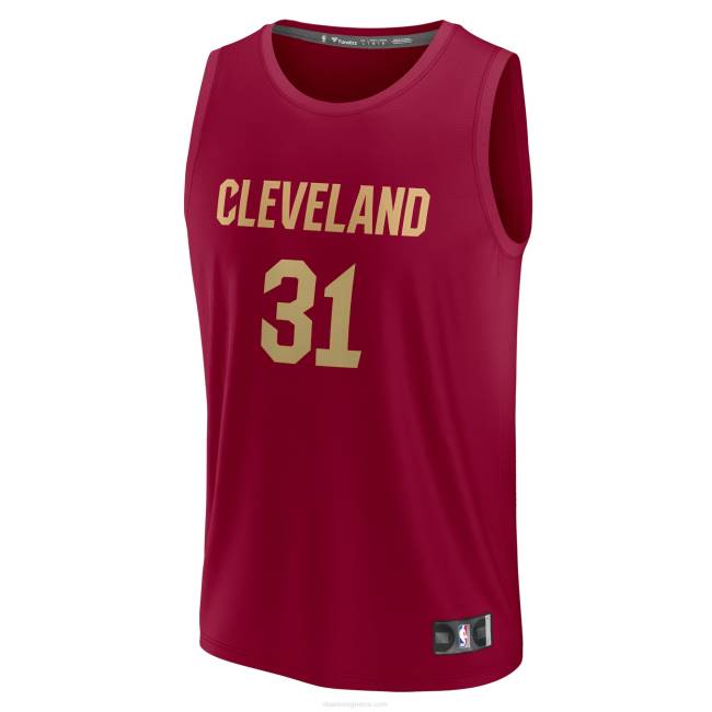 NBA N40H5040 Cleveland Cavaliers jarrett allen wine fast break replica jersey