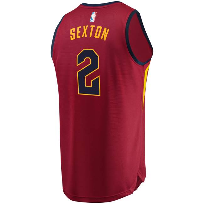 NBA N40H6943 Cleveland Cavaliers Collin sexton wine replica fast break jersey