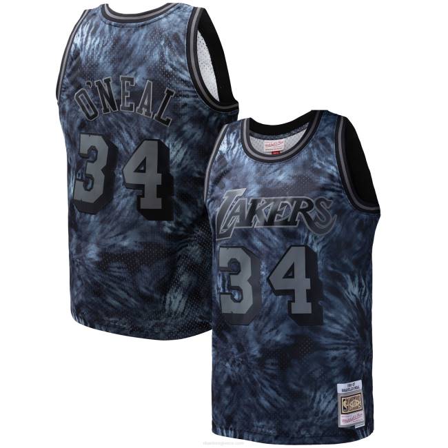 NBA N40H7257 Λος Άντζελες Λέικερς Shaquille O'neal Mitchell & ness μαύρο κλασικό tie-dye swingman jersey