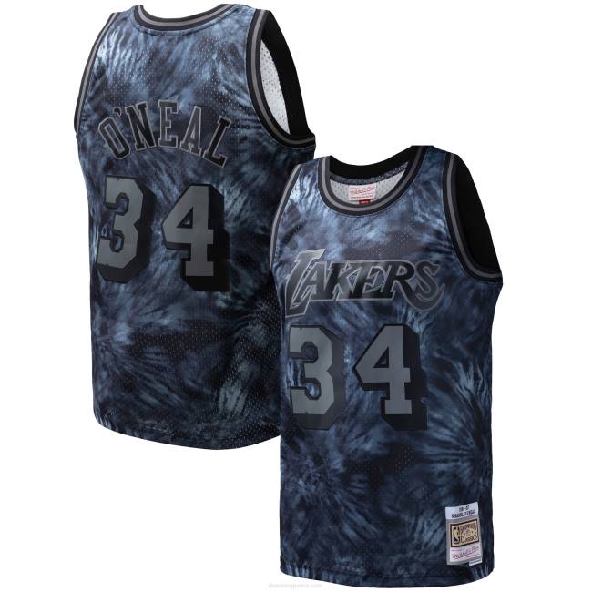 NBA N40H7257 Λος Άντζελες Λέικερς Shaquille O\'neal Mitchell & ness μαύρο κλασικό tie-dye swingman jersey
