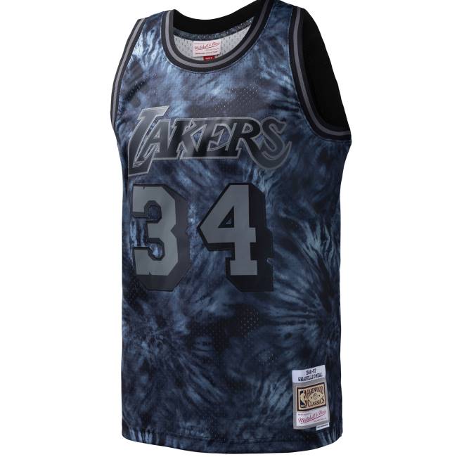 NBA N40H7257 Λος Άντζελες Λέικερς Shaquille O\'neal Mitchell & ness μαύρο κλασικό tie-dye swingman jersey