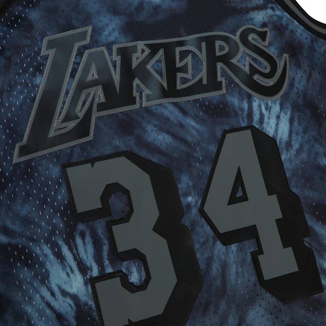 NBA N40H7257 Λος Άντζελες Λέικερς Shaquille O\'neal Mitchell & ness μαύρο κλασικό tie-dye swingman jersey