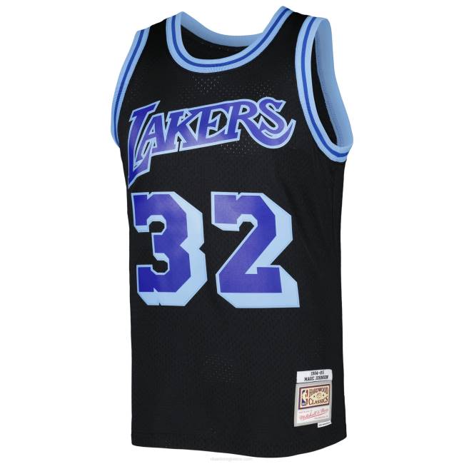 NBA N40H8061 Λος Άντζελες Λέικερς magic johnson black 1984-85 hardwood classics reload 3.0 swingman jersey