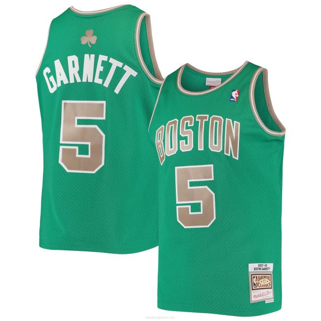 NBA N40H2450 Boston Celtics kevin Garnett Mitchell & Nes Kelly Green σκληρό ξύλο κλασική φανέλα swingman