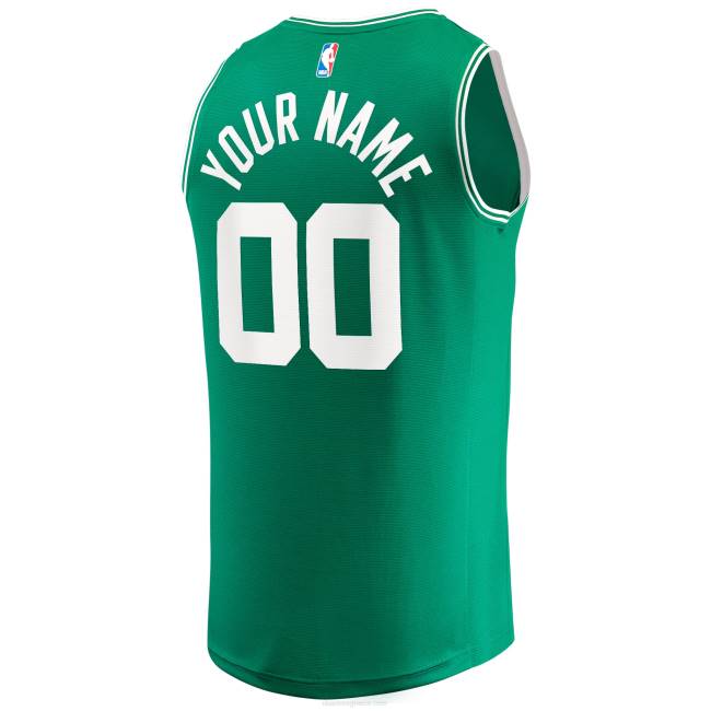 NBA N40H41 Boston Celtics Kelly Green fast break custom replica jersey