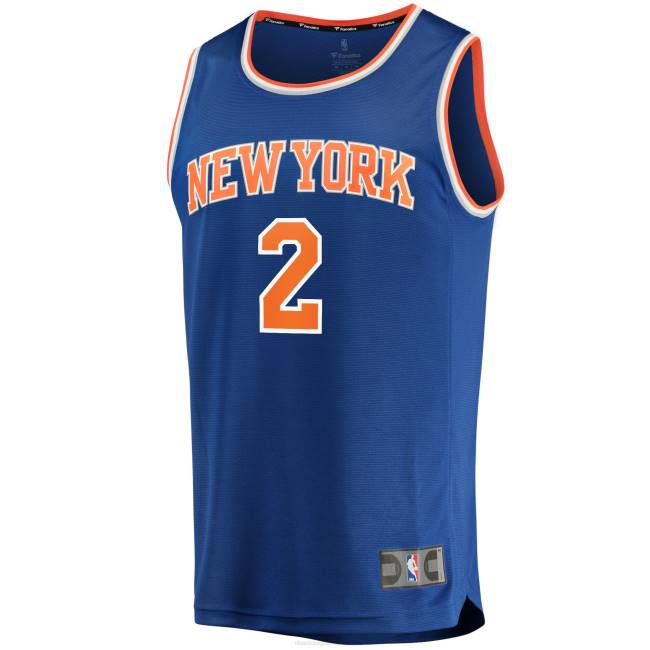 NBA N40H8228 New york knicks miles mcbride blue fast break replica jersey