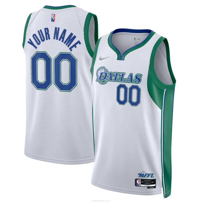 NBA N40H2868 Ντάλας Μάβερικς nike white swingman custom jersey