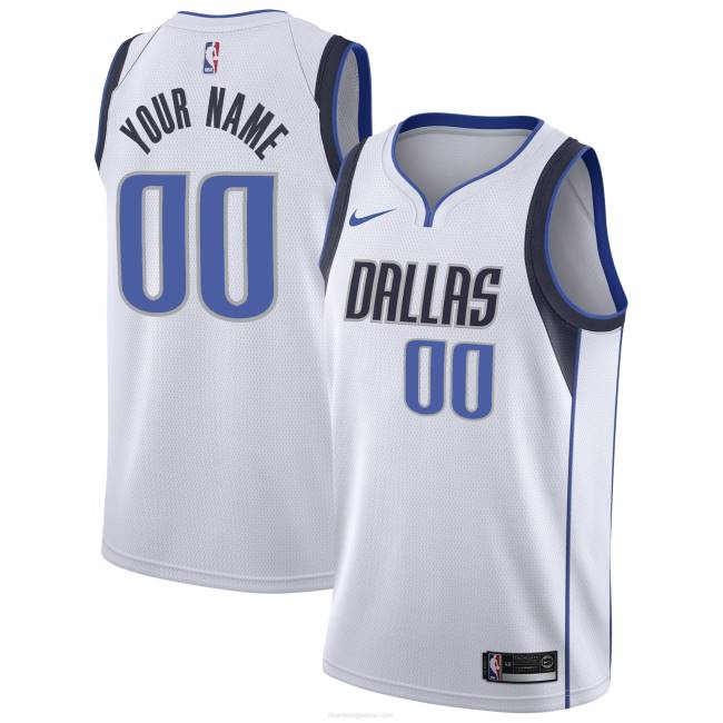 NBA N40H3095 Ντάλας Μάβερικς nike white swingman custom jersey